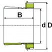 Le modèle de Manchon de serrage ref H3032 - H3032
