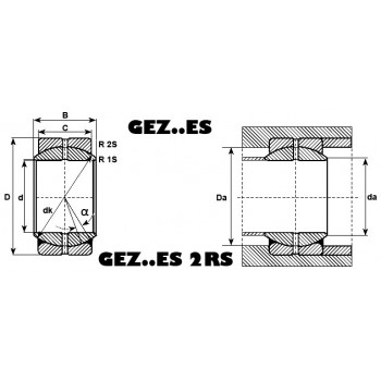Le modèle de Rotule ref GEZ82ES-2RS - GEZ82ES-2RS