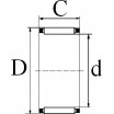 Le modèle de Cage à aiguille simple ref K12X17X13 - 12x17x13 - K12X17X13-TN