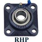 Palier carré RHP + roulement serrage vis pointeaux ref SF20 diamètre d'arbre 20