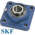 Palier carré SKF + roulement serrage vis pointeaux ref FY25TF