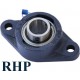 Palier ovale RHP + roulement serrage vis pointeaux ref SFT40 diamètre d'arbre 40