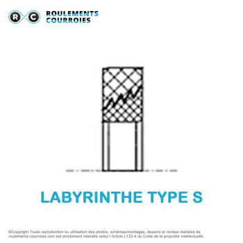 Le modèle de Joint labyrinthe LAB-S-20X40X10 - LAB-S-20X40X10