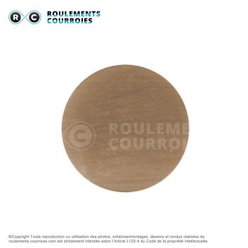 Le modèle de Courroie ronde en cuir ref CRCUIR8 - CRCUIR8